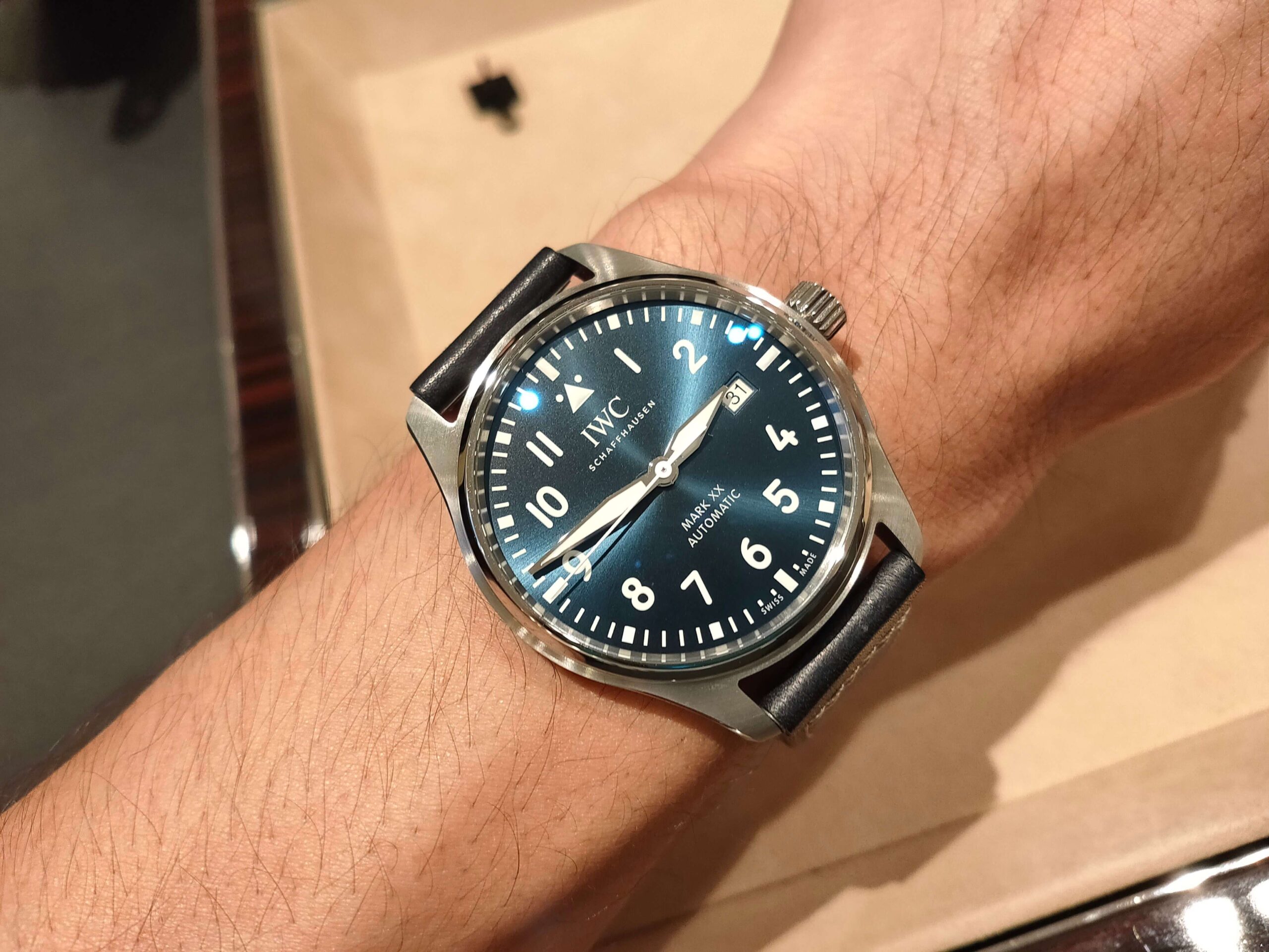 【最終値下】IWC パイロットウォッチ マーク20 IW328203 美品！